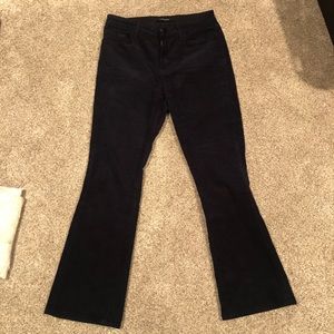 J BRAND Selena Bootcut in Blue Black Corduroy